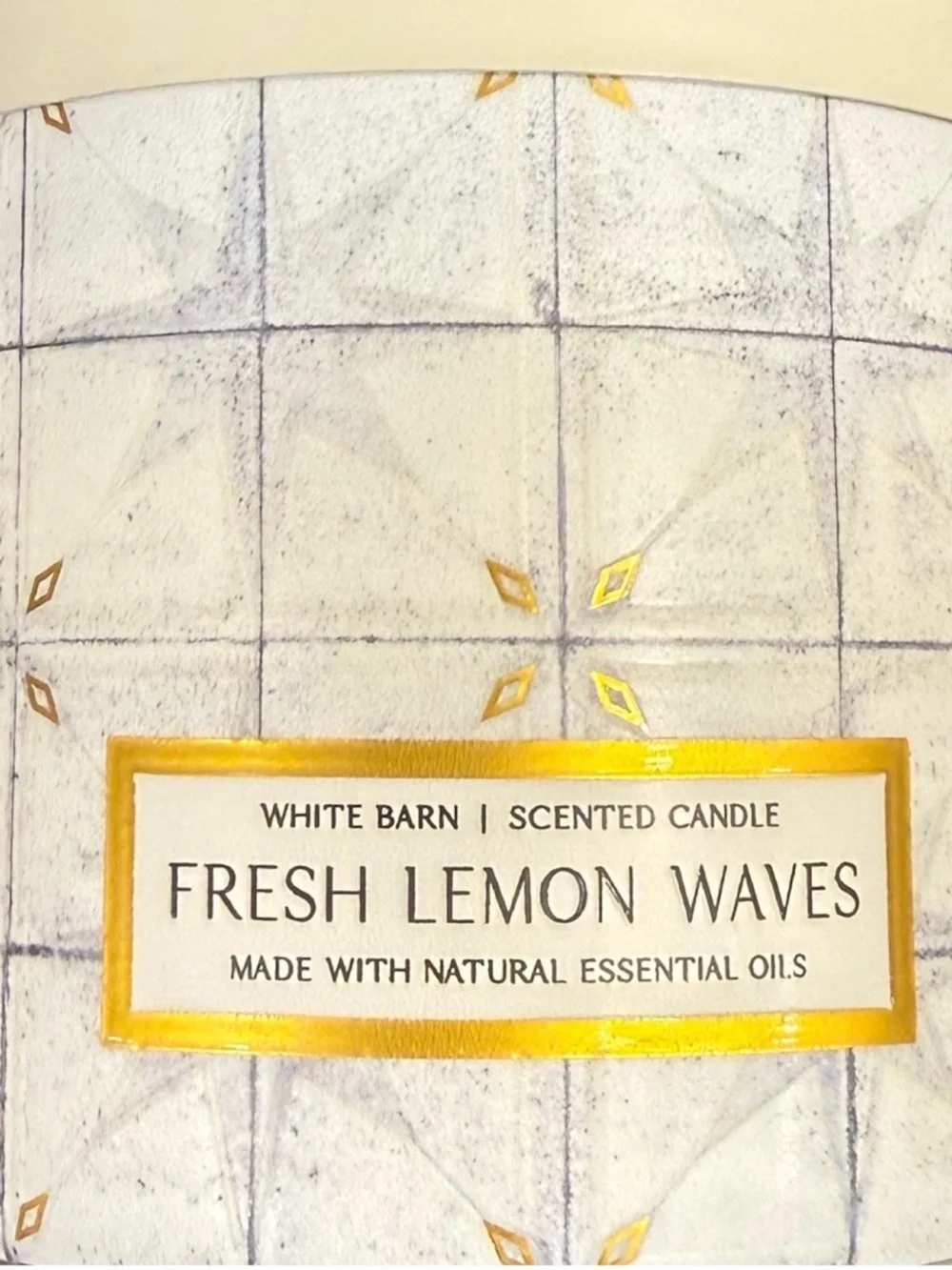 Fresh Lemon Waves Candle